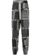 Versace Bandana Print Trousers - Black