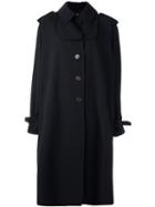 Jil Sander Oversized Coat, Women's, Size: 34, Blue, Polyester/wool