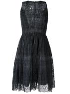 Ermanno Scervino Ruched Lace Dress