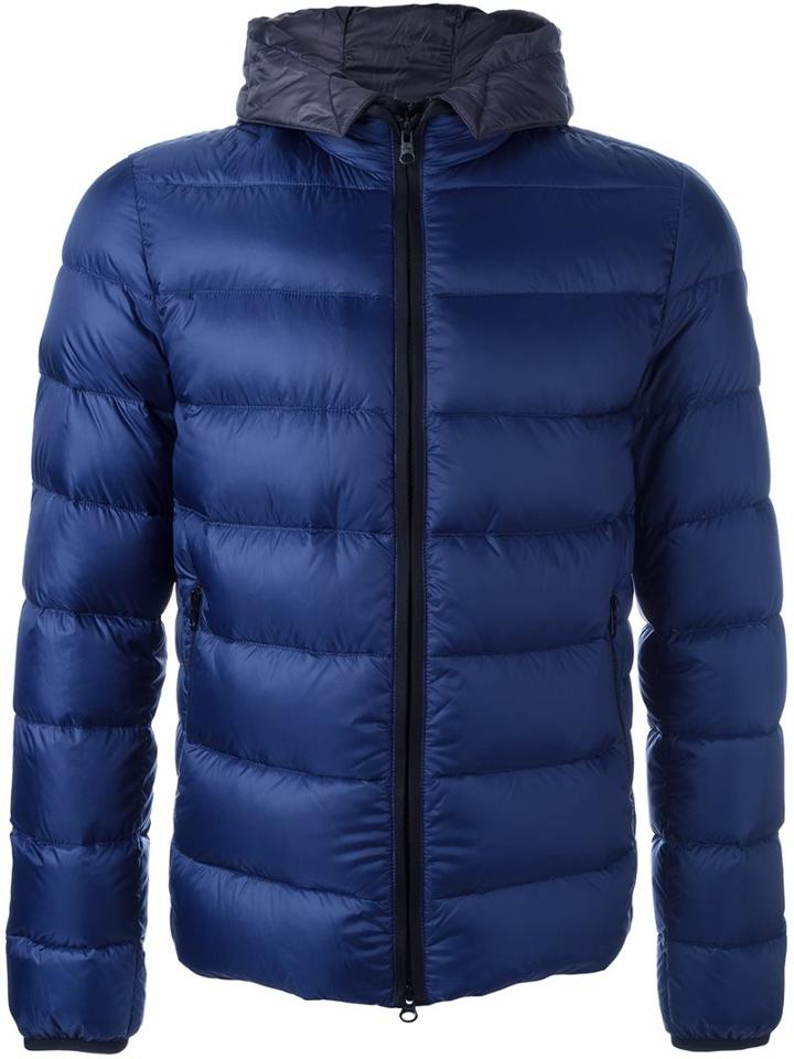 Fay Padded Jacket, Men's, Size: Xl, Blue, Polyamide/feather Down/feather