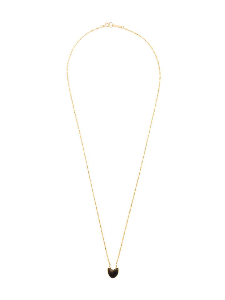 Isabel Marant Étoile Hollow Pendant Necklace, Women's, Black