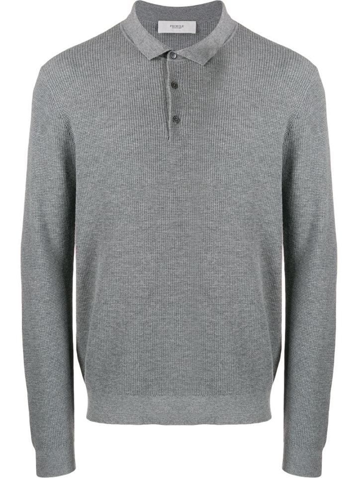 Pringle Of Scotland Polo-neck Sweater - Grey