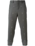 Neil Barrett Lightning Bolt Pattern Trousers