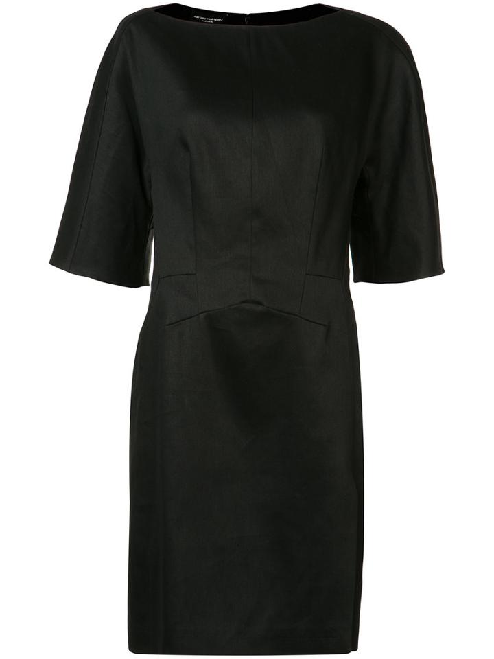 Narciso Rodriguez Three-quarters Sleeve Dress, Women's, Size: 44, Black, Cotton/silk