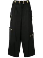 Yohji Yamamoto Button Waist Trousers - Black
