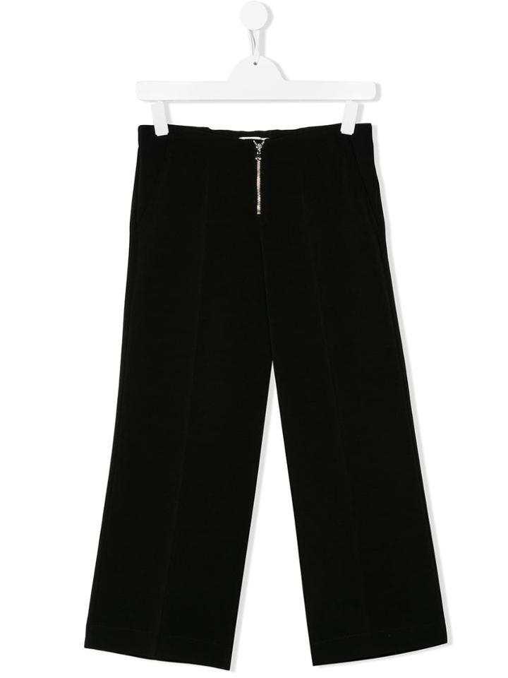Dondup Kids Wide-leg Trousers - Black