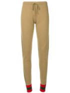 Madeleine Thompson Stripe Cuff Track Pants - Brown