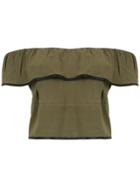 Olympiah Jasmine Off The Shoulder Blouse - Green