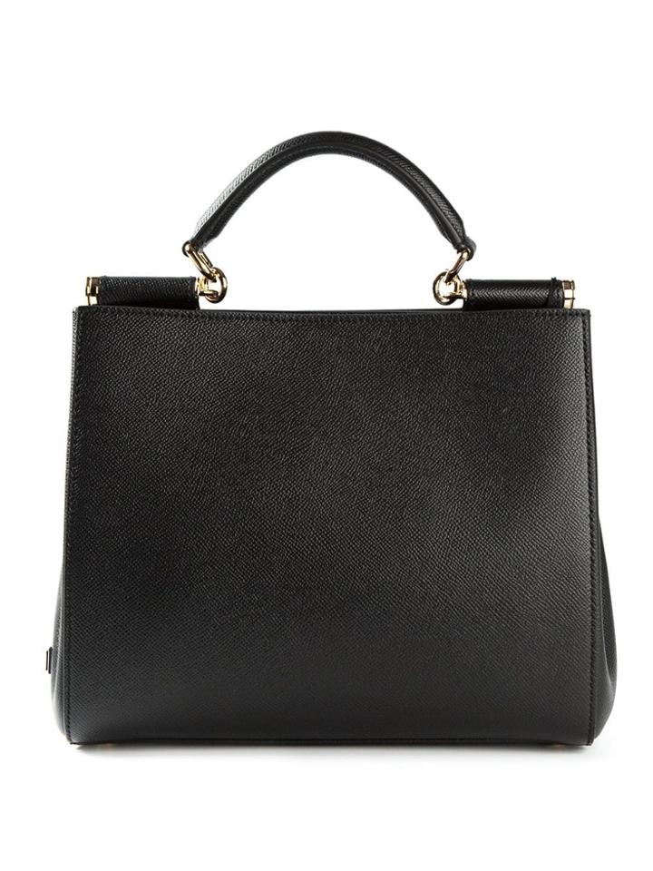 Dolce & Gabbana 'sicily' Shopping Tote - Black