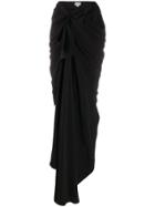 Redemption Side Slit Maxi Skirt - Black