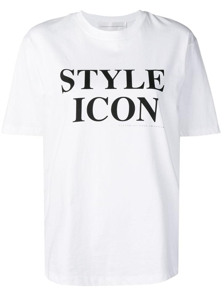 Victoria Victoria Beckham Printed T-shirt - White