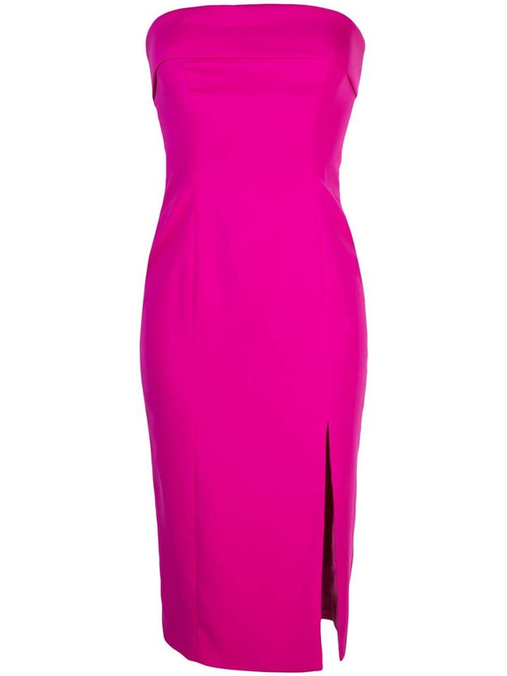 Jay Godfrey Strapless Midi Dress - Pink