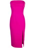 Jay Godfrey Strapless Midi Dress - Pink