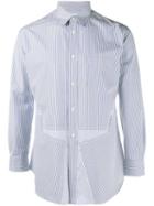 Comme Des Garçons Shirt Geometric Cut Shirt, Men's, Size: Medium, Blue, Cotton