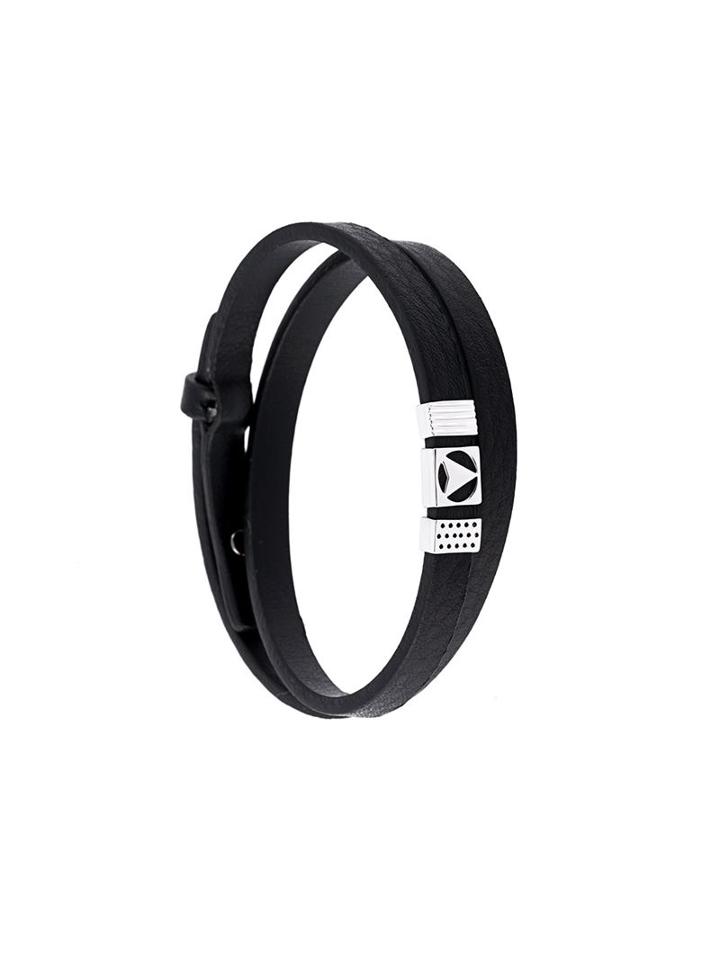 Northskull Northskull Insigniabraceletblacksilver Silver Brass
