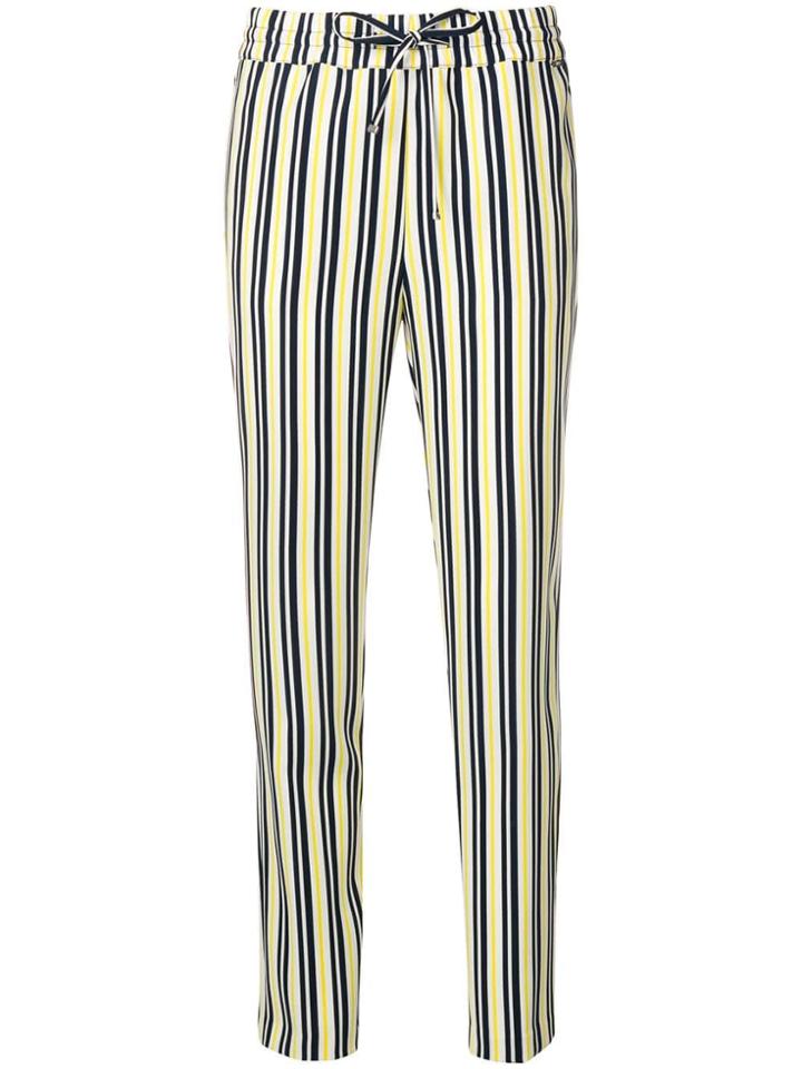Liu Jo Striped Trousers - Yellow