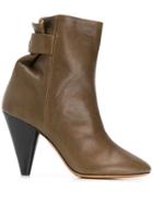 Isabel Marant Lystal Ankle Boots - Green