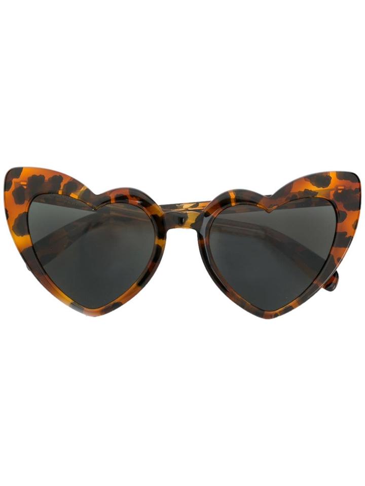 Saint Laurent Eyewear New Wave 181 Loulou Sunglasses - Brown
