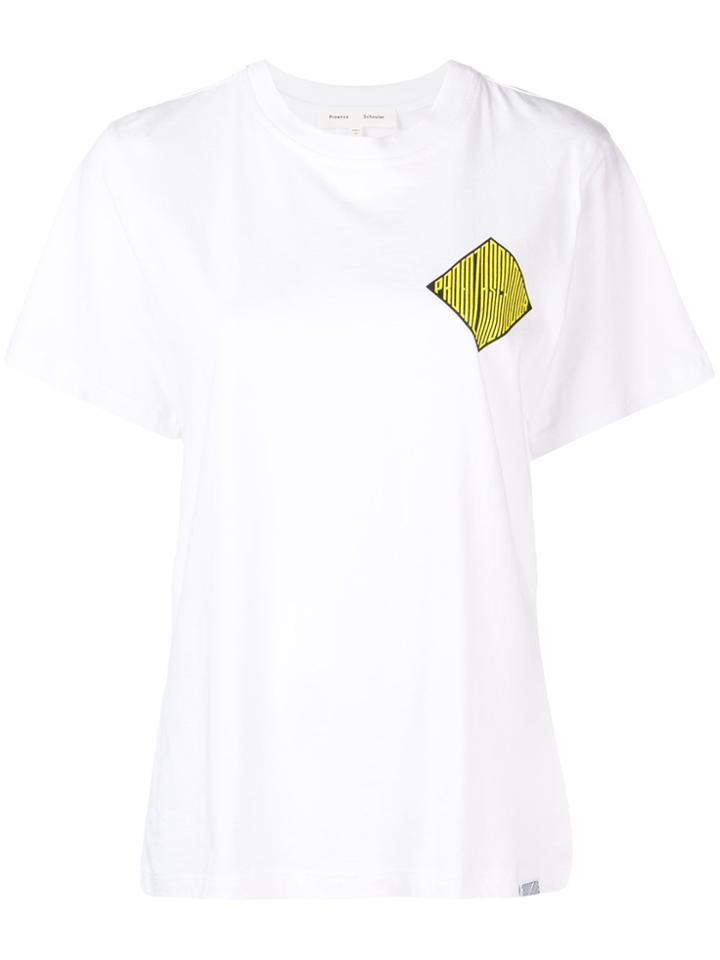 Proenza Schouler Diamond Crest T-shirt - White