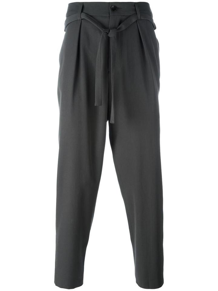 Damir Doma 'picasso' Trousers, Men's, Size: Medium, Grey, Virgin Wool