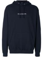 F.a.m.t. - It's Not Too Late Hoodie - Unisex - Cotton/polyester - S, Blue, Cotton/polyester