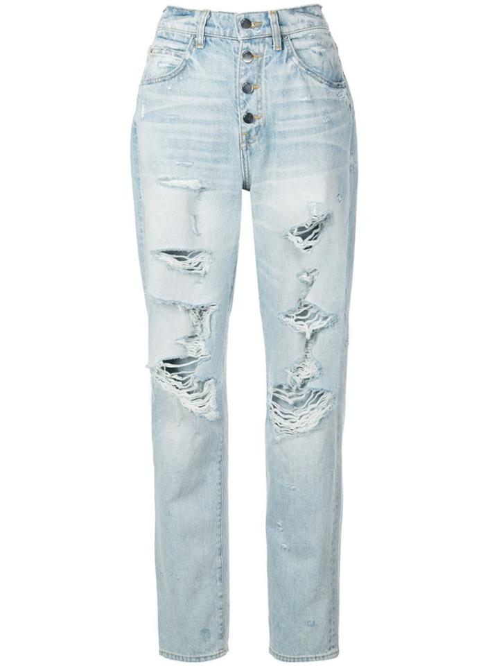 Amiri Slouch Destroyed Jeans - Blue