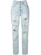 Amiri Slouch Destroyed Jeans - Blue