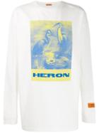 Heron Preston Oversized Print Jumper - White