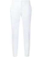 Etro Classic Cotton Trousers, Women's, Size: 42, White, Cotton/spandex/elastane