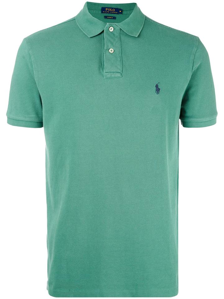 Polo Ralph Lauren Logo Embroidered Polo Shirt, Men's, Size: Small, Green, Cotton