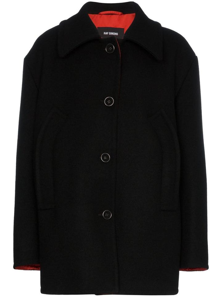 Raf Simons Raf Jkt Caban Db Blk - Black