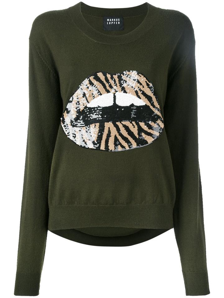 Markus Lupfer Joey Jumper, Women's, Size: Small, Green, Merino