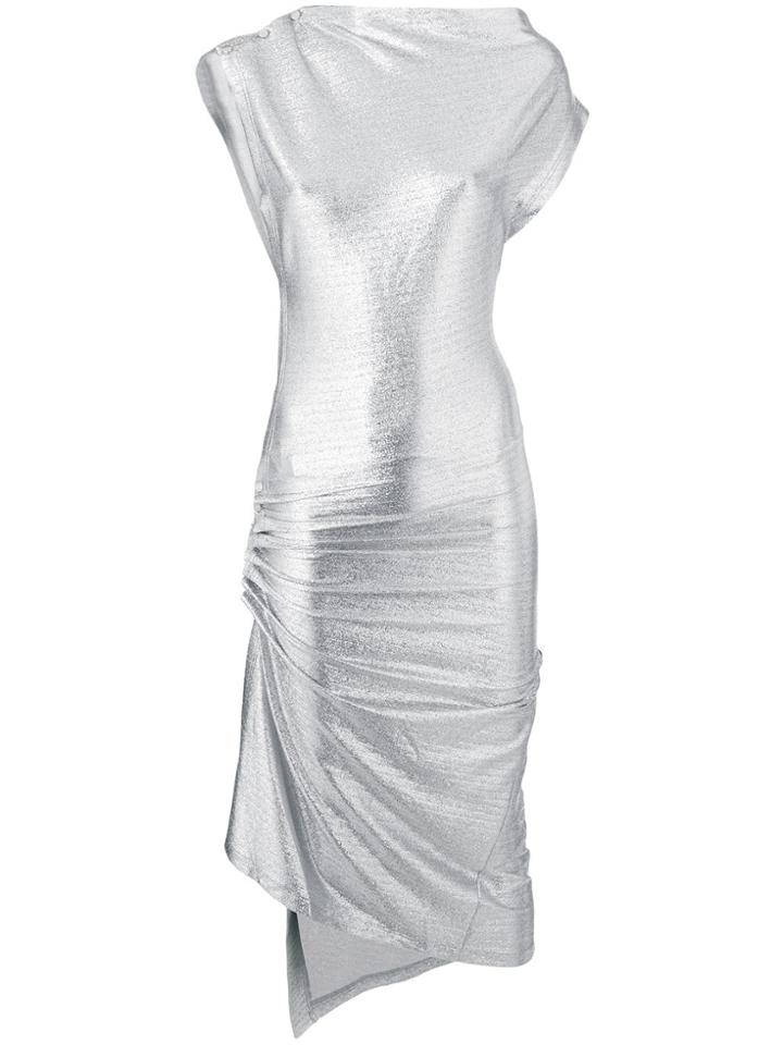 Paco Rabanne Metallic Fitted Dress