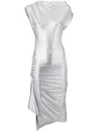 Paco Rabanne Metallic Fitted Dress