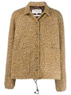 Ymc Leopard-print Jacket - Neutrals