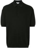 H Beauty & Youth Knitted Polo Shirt - Black