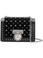 Balmain Velvet Bbox 20 Bag - Black