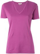 Etro V-neck T-shirt, Size: 40, Pink/purple, Cotton
