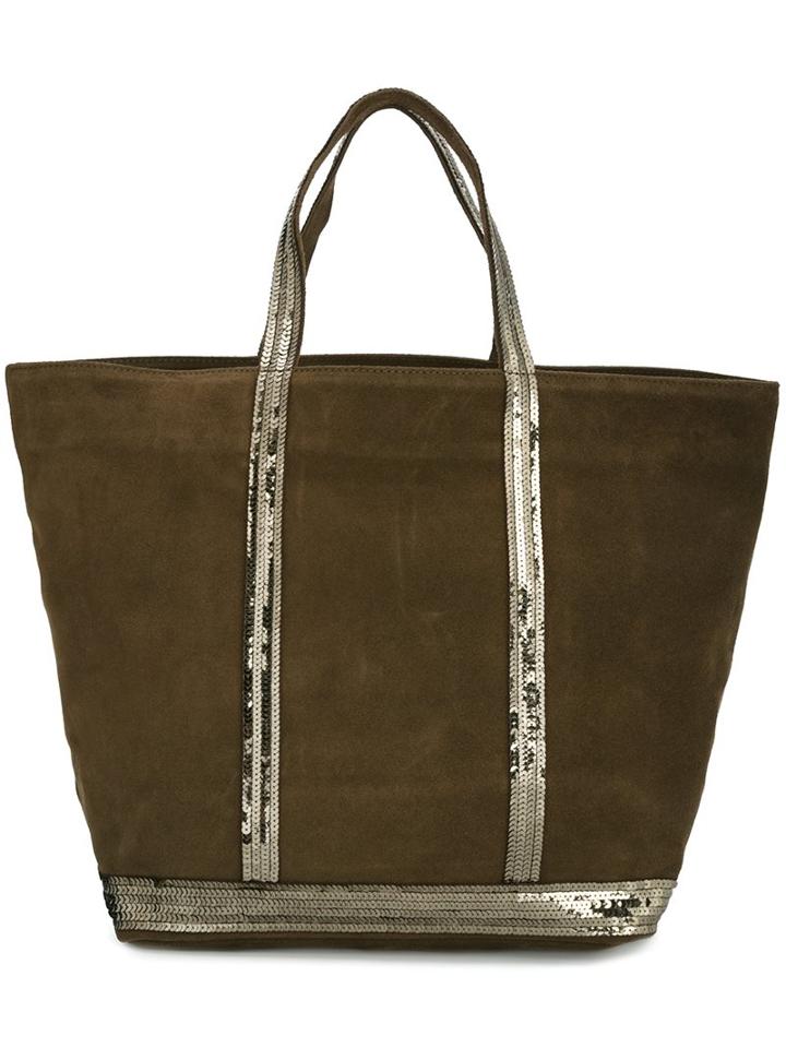 Vanessa Bruno Sequin Trim Tote Bag, Women's, Green