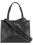 Telfar Mini Square Design Bag - Black