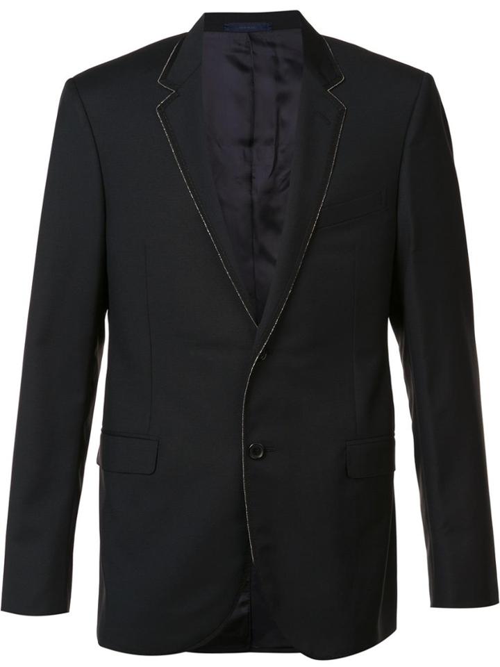 Lanvin Chain Ribbon Trim Jacket - Blue