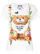 Moschino Teddy Print T-shirt - White