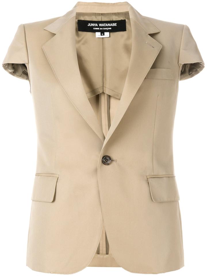 Junya Watanabe Short Sleeved Blazer - Nude & Neutrals