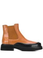 Tod's Pebble Detail Ankle Boots - Brown