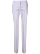 Alexander Mcqueen Straight-leg Trousers - Purple