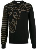 Versace Collection Studded Medusa Jumper - Black