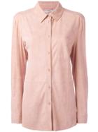 Desa Collection Chest Pocket Shirt - Pink & Purple
