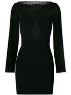 Alexander Wang Lace Panel Mini Dress - Black