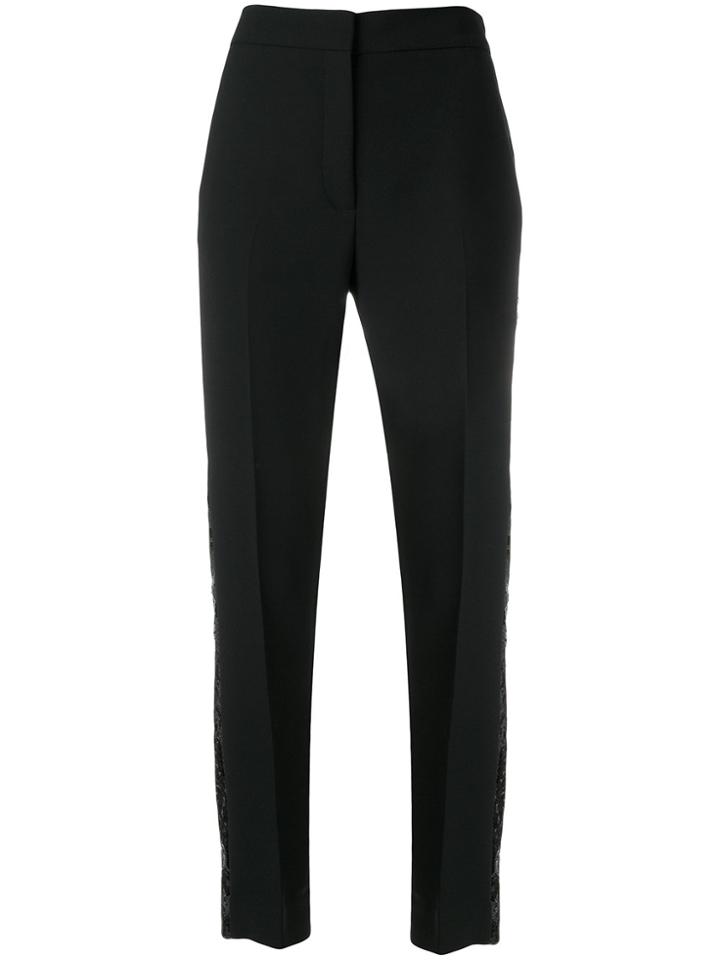 Victoria Victoria Beckham Sequined Side Stripe Trousers - Black