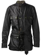 Belstaff Wax Jacket, Men's, Size: 56, Black, Cotton